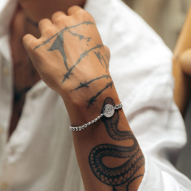 Handwriting/Drawing Chain Bracelet - Customcuff