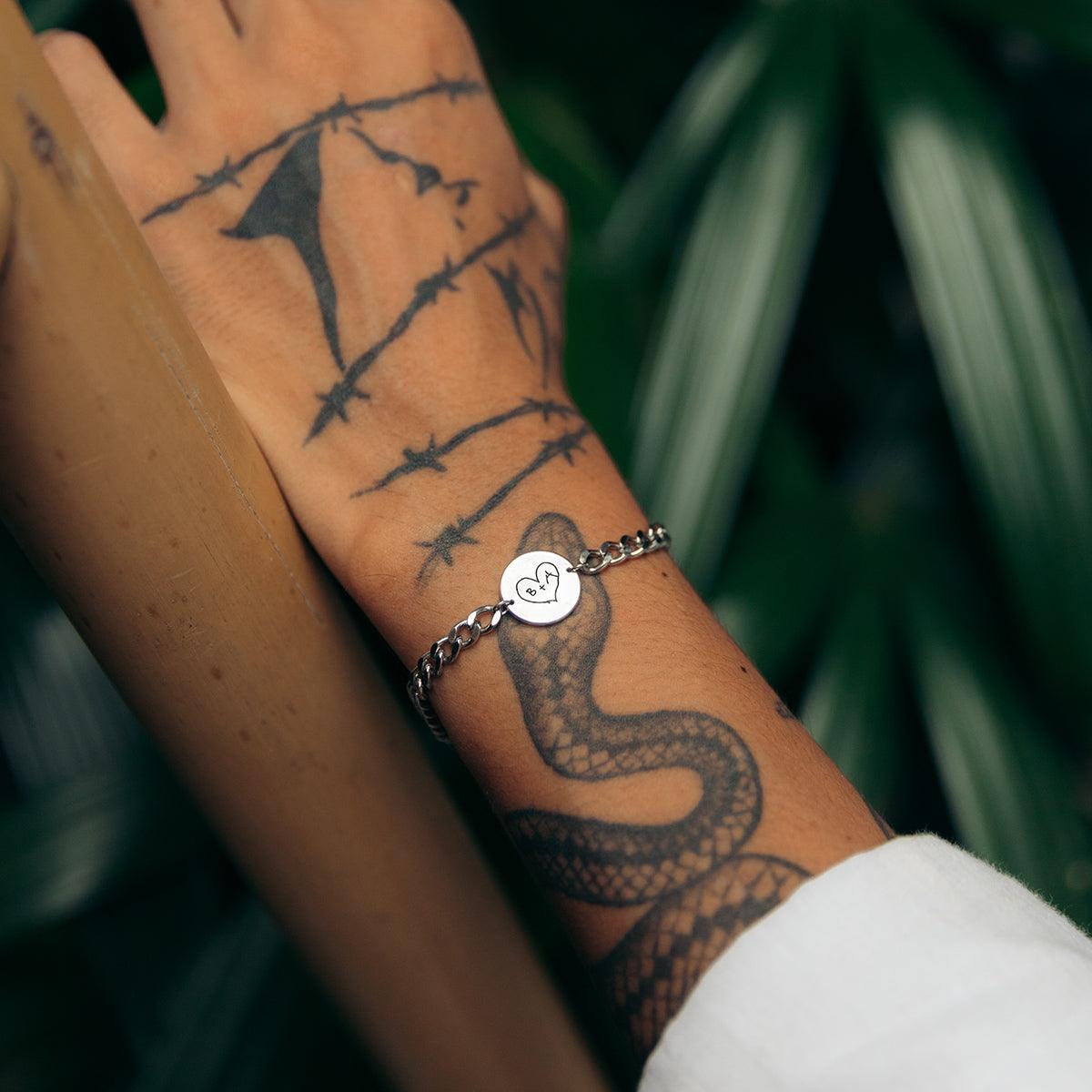 Handwriting/Drawing Chain Bracelet - Customcuff