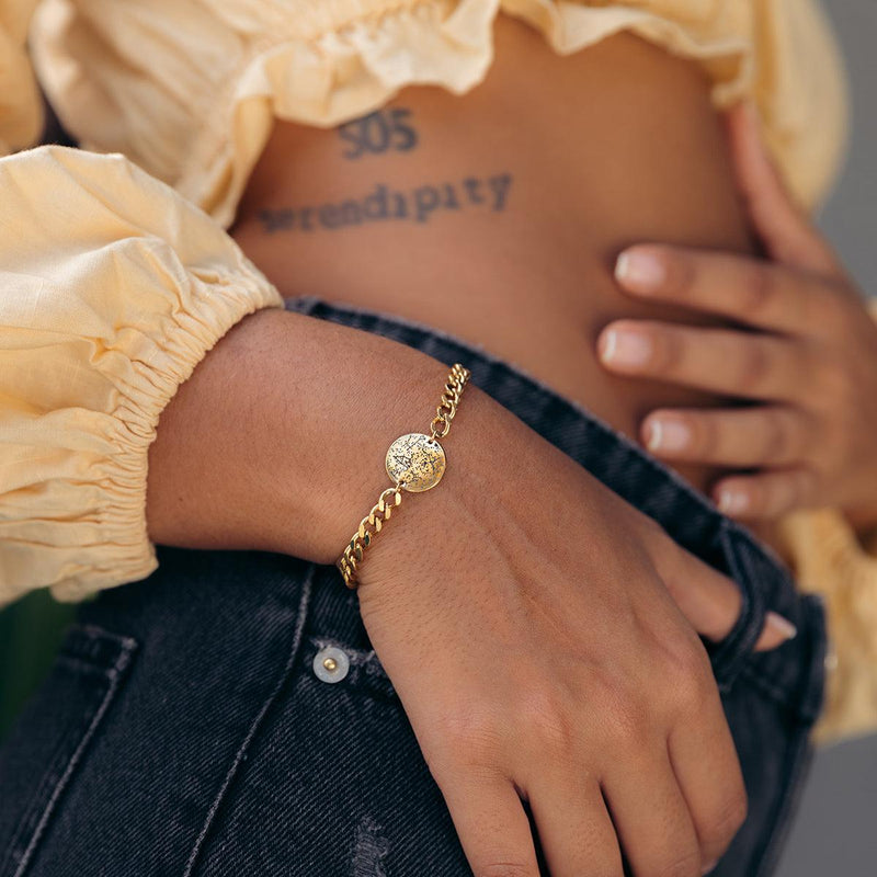 Custom Star Map Chain Bracelet - Customcuff