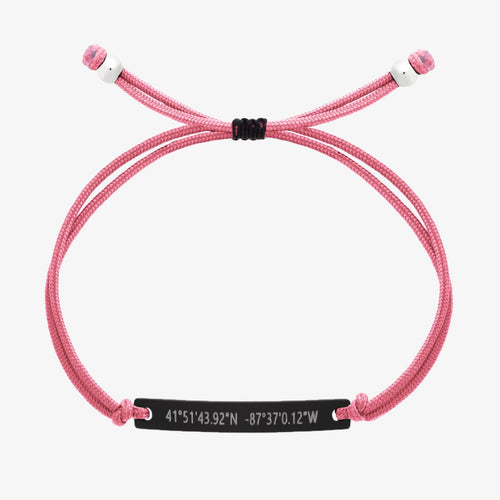 Pink Custom String Bracelet - Customcuff