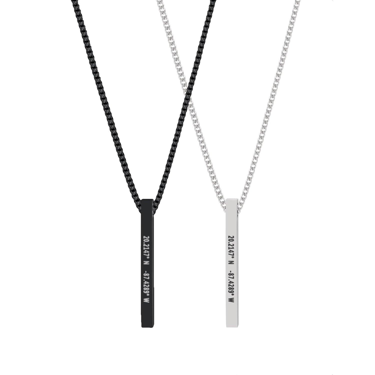 Custom Bar Necklace Set - Customcuff