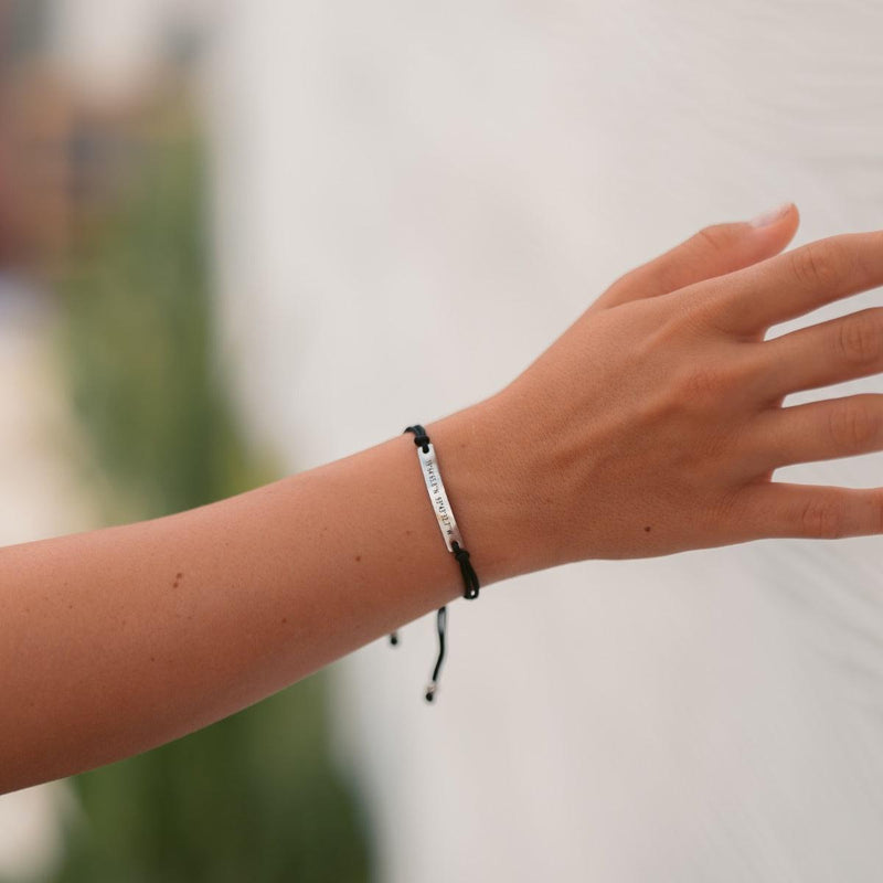 Pink Custom String Bracelet - Customcuff