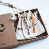 Custom Bar Necklace Set - Customcuff