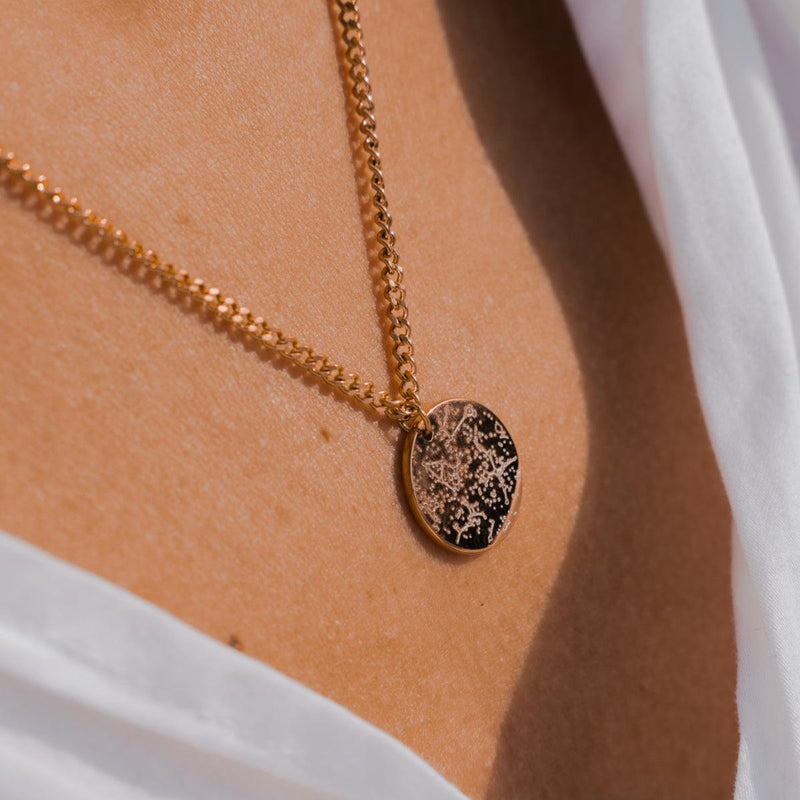Custom Star Map Coin Charm - Customcuff