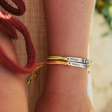 Yellow Custom String Bracelet - Customcuff