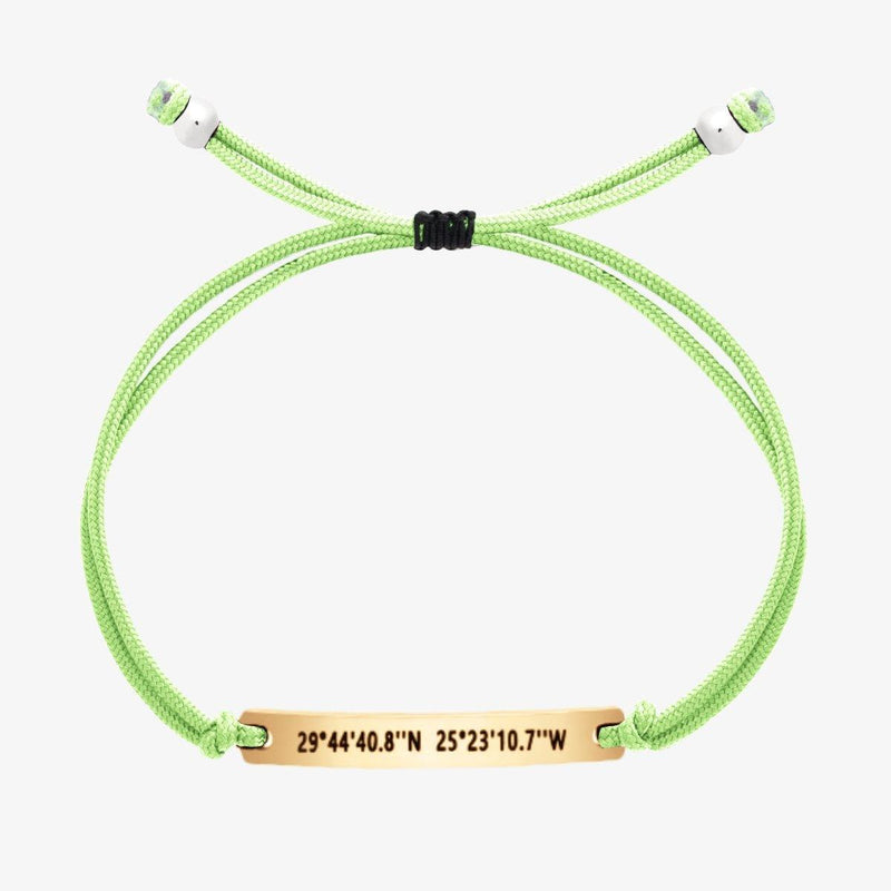 Lime Custom String Bracelet - Customcuff