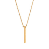 Plain Bar Necklace - Customcuff