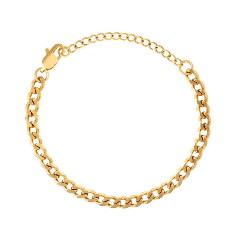 Gold Cuban Bracelet - Customcuff
