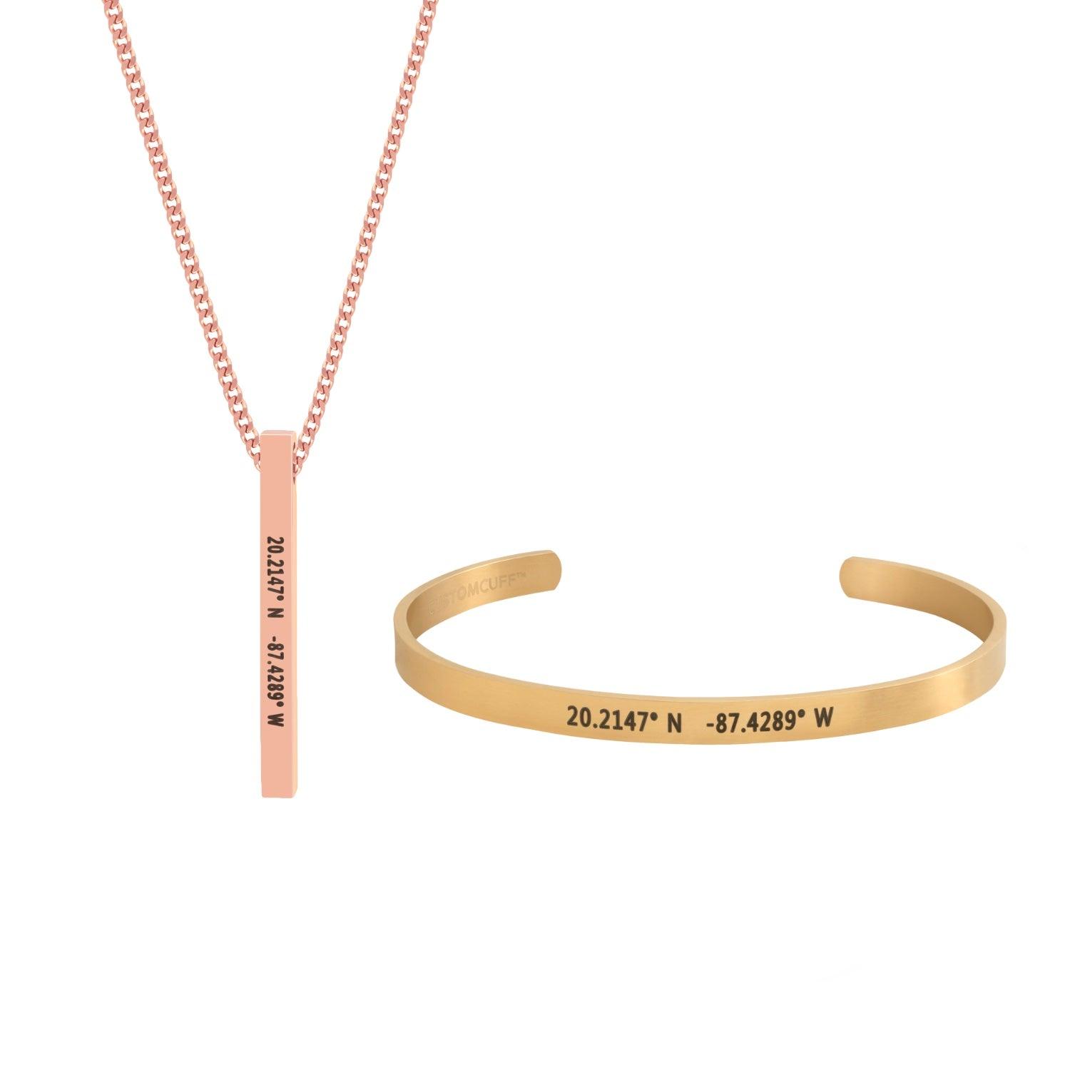 Cuff and Necklace Bundle - Customcuff