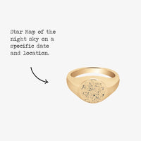 Custom Star Map Ring - Customcuff