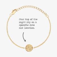 Custom Minimal Star Map Bracelet Set - Customcuff