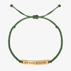 Green Custom Braided Bracelet - Customcuff