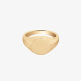 Single Initial Signet Ring - Customcuff