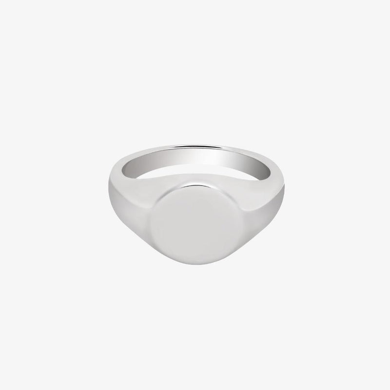 Single Initial Signet Ring - Customcuff
