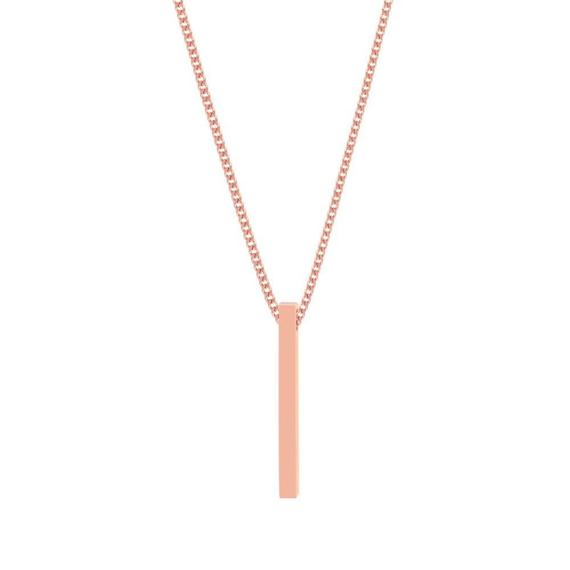 Plain Bar Necklace - Customcuff