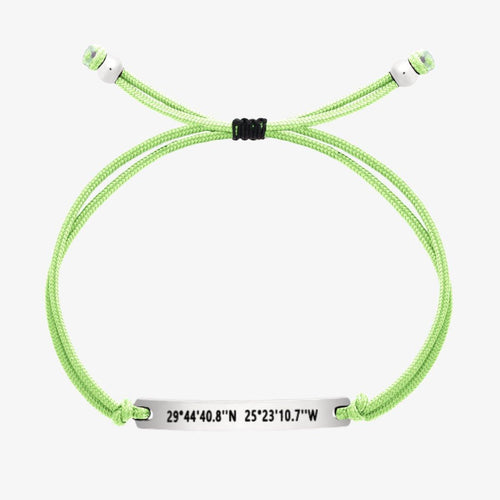 Lime Custom String Bracelet - Customcuff