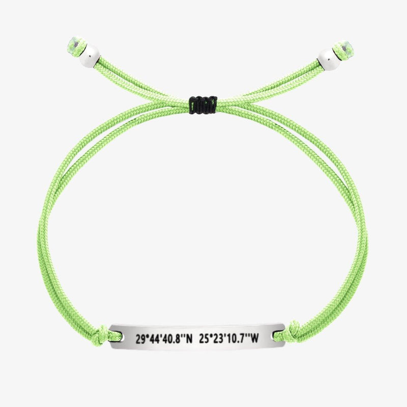 Lime Custom String Bracelet - Customcuff