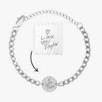 Handwriting/Drawing Chain Bracelet - Customcuff